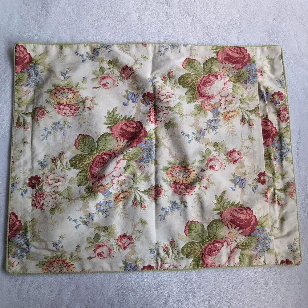 Ralph Lauren Chaps Constance Garden Queen Set Comforter 2 Shams Floral Vintage